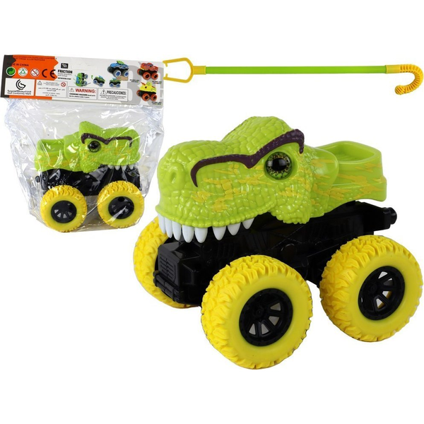 Off-Road Vehicle Push Tyrannosaurus Rex Gumikerekek Zöld 16267