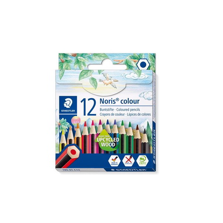 Staedtler Noris Colour 185 színes ceruza készlet (12 db / csomag) (185 01 C12)