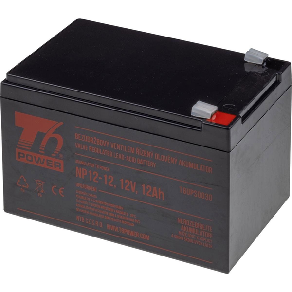 Battery set T6 Power for APC Smart-UPS SU620NET, VRLA, 12 V