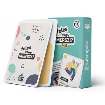 Euforiajatek Feles vagy Mersz?! kártyajáték (EUZOLD) (EUZOLD)