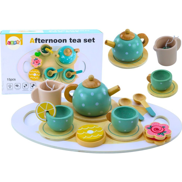 Gyermek Kávé-Tea Készlet Fa