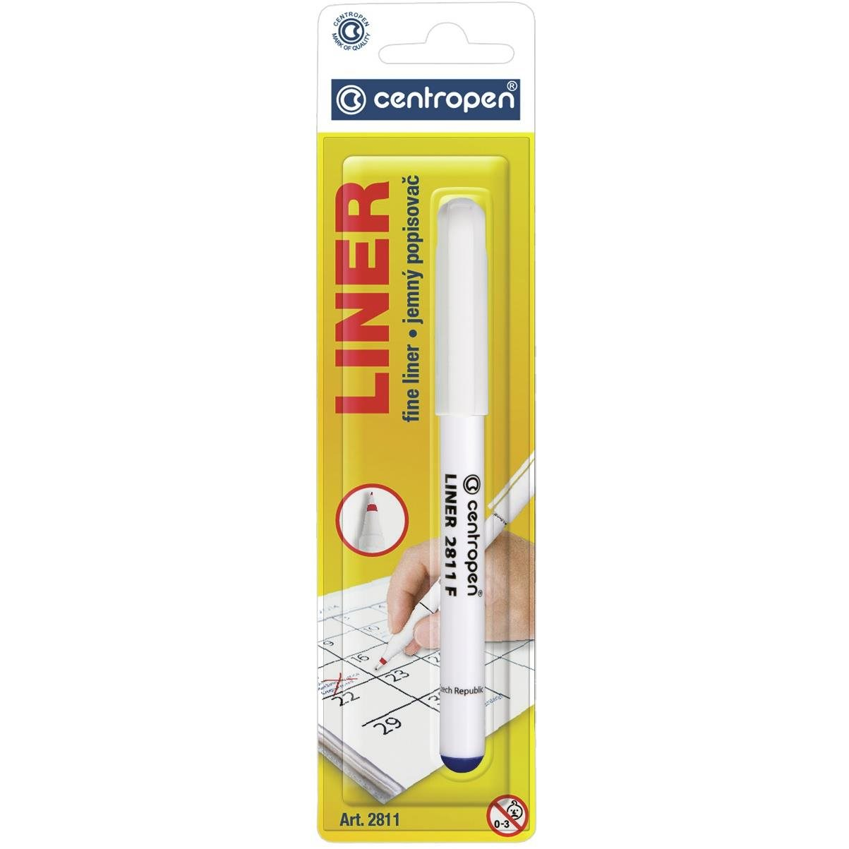 Centropen 2811 Liner, kék (8595013629253)