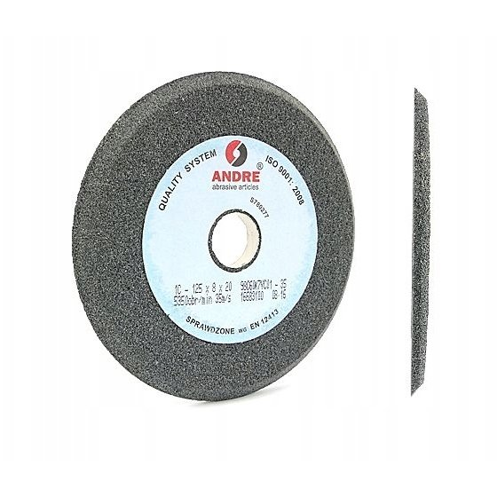 ANDRE ŚCIERNICA PROFILOWANA 125mm x 8mm x 20mm 98C60K7VC01-35 CZARNA "TYP 1C"