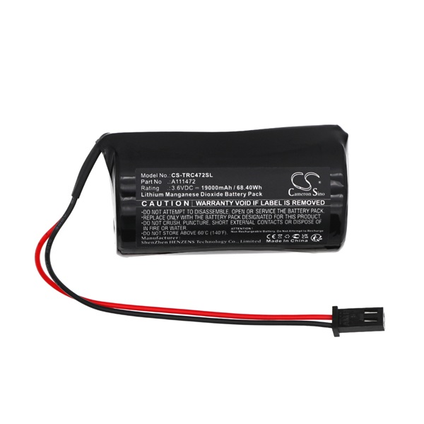 Cameron Sino Li-MnO2 akku (3.6V / 19000mAh, Itron Corus A111472 kompatibilis) FEKETE (CS-TRC472SL)
