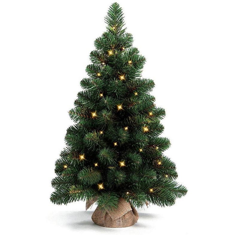 LAALU karácsonyfa cserépben LED világítással - Narnia, 75 cm (LAU-1289)