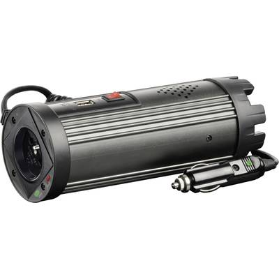 Szivargyújtós inverter, USB-vel Francia aljzattal 24 V/DC 21 - 30 V/DC 150W VOLTCRAFT MSW 150-24-F (MSW 150-24-F)