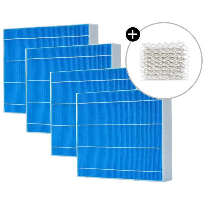 MEACO Armin 300 légtisztítóhoz párolgó szűrők 4 darabos csomag + Silvertex víz sterilizáló pad ArminFiltersSX300 ArminFiltersSX300E