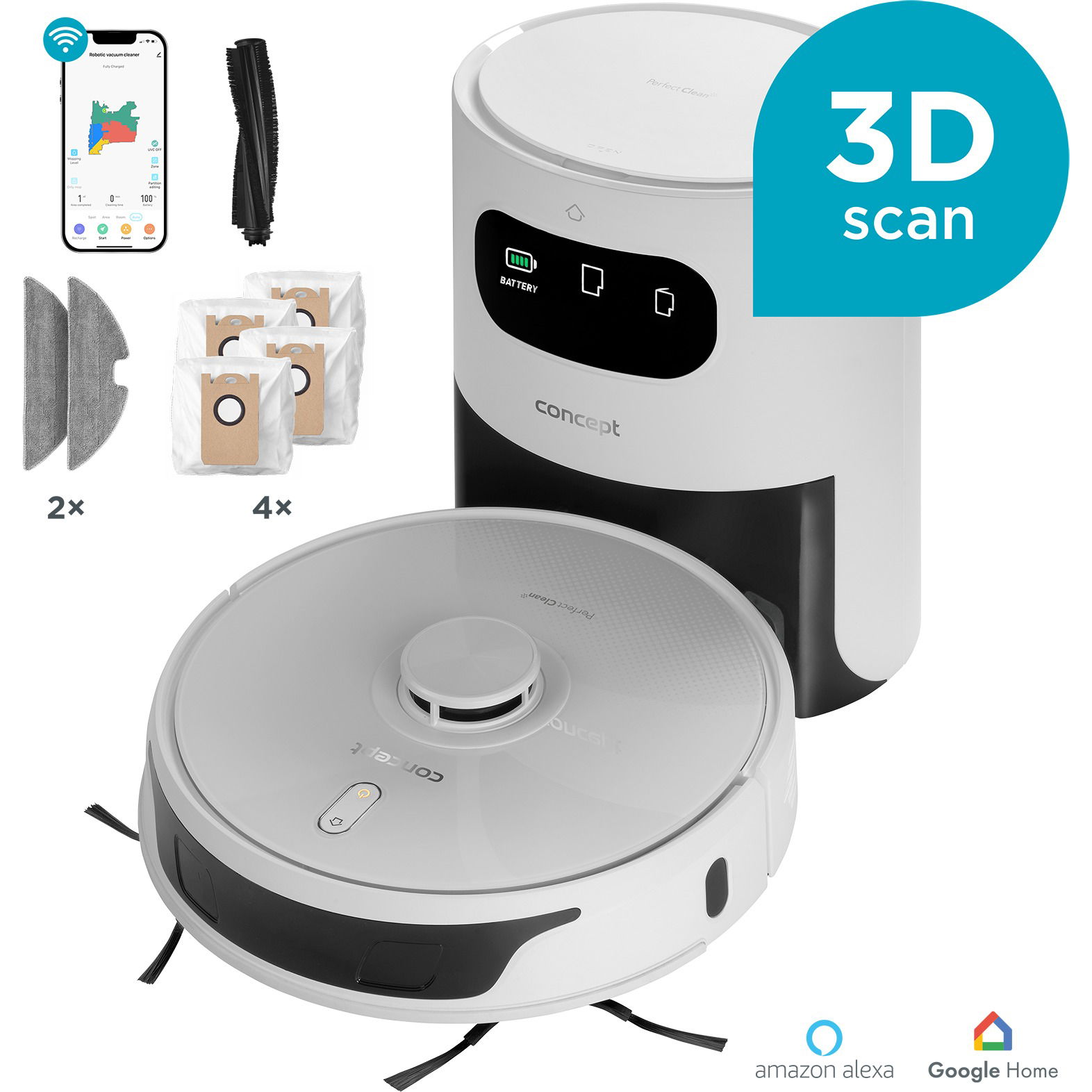 Concept VR3450 2in1 PERFECT CLEAN Laser 3D (vr3450)