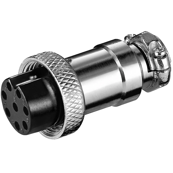 goobay 11231 Mikrofon XLR anya csatlakozó 8Pin - Ezüst