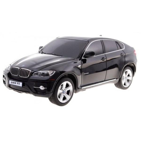 BLACK BMW X6 REMOTE CONTROL CAR WITH 1 TO 24 SCALE