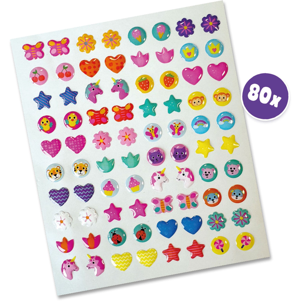 SES Creative Stick on earrings adesivo per bambino