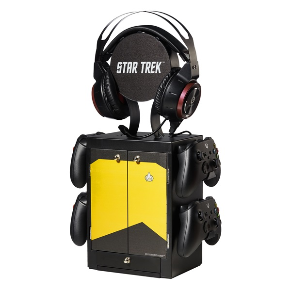Numskull PS5/XBOX Series Star Trek játéktartó szekrényes állvány - Sárga (NS3351)
