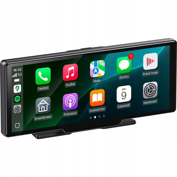 SENCOR SCT M1090DBWT 10,26" autós multimédiás kijelző CarPlay Android Auto és DVR kamerával