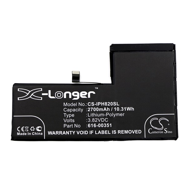 Cameron Sino CS-IPH820SL Apple iPhone X 5.8 Telefon akkumulátor 2700 mAh