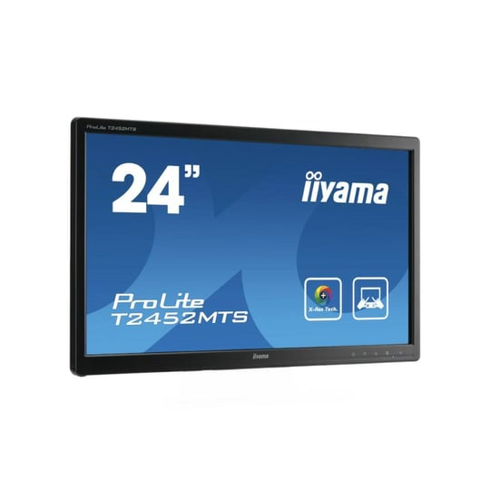 Monitor IIYAMA ProLite T2452MTS (No Touchscreen) (Without Stand) 23,6" | 1920 x 1080 (Full HD) | LED | VGA (d-sub) | HDMI | DVI-D | Speakers | 16:9 | Silver | No Touchscreen | Without Stand