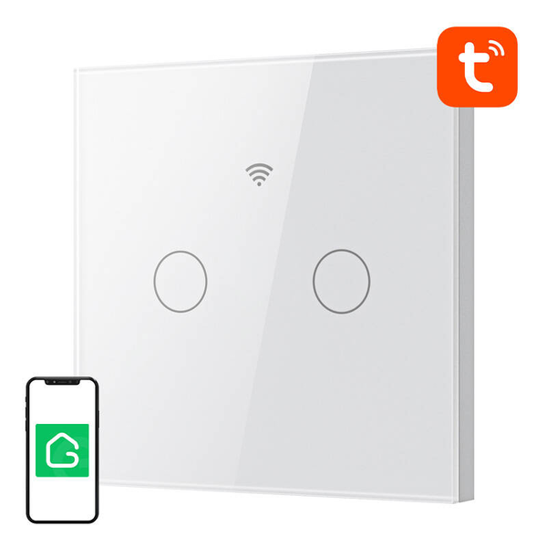 Gosund SLS2 Smart Touch WiFi-s kettős kapcsoló Tuya