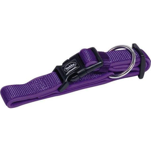 Kutyapóráz Nobby Calssic Preno, állítható, neoprén, lila, 30-45 cm