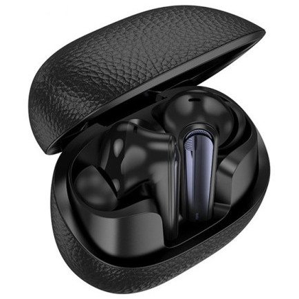 HOCO EQ23 Plus Bluetooth Fülhallgató Headset Töltőtokban - Fekete