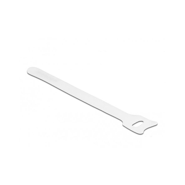 Delock Befűzős kábelkötegelő hossza 150 mm szépessége 12 mm, 10 db. Fehér