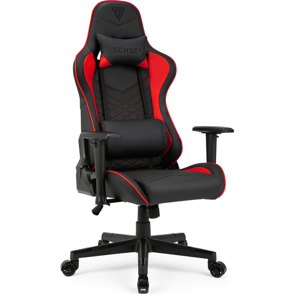 SENSE7 Spellcaster Armchair Black and Red