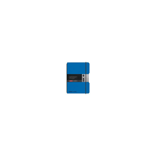 Herlitz Notizheft my.book flex A6 PP 40Bl. kariert blau