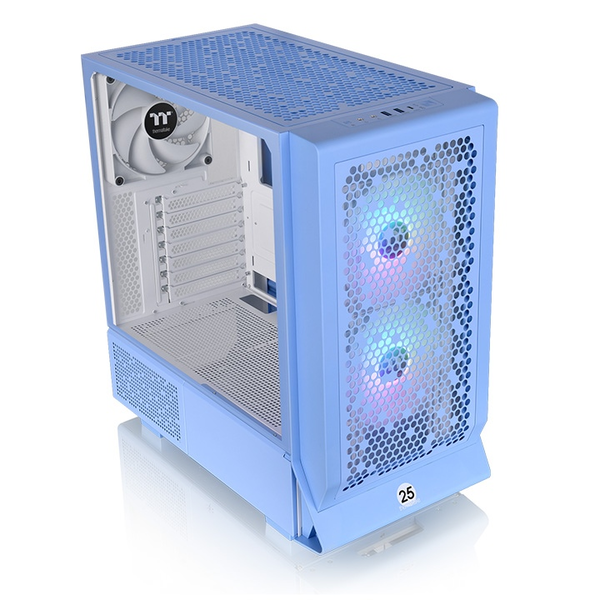 Thermaltake Ceres 330 TG ARGB Számítógépház - Kék