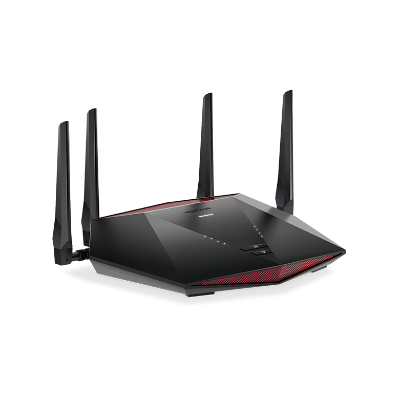 NETGEAR Nighthawk XR1000 WiFi 6 Gaming Router bezdrôtový smerovač Gigabit Ethernet Dvojpásmový (2,4 ghz/5 ghz) Čierna (XR1000-100EUS)