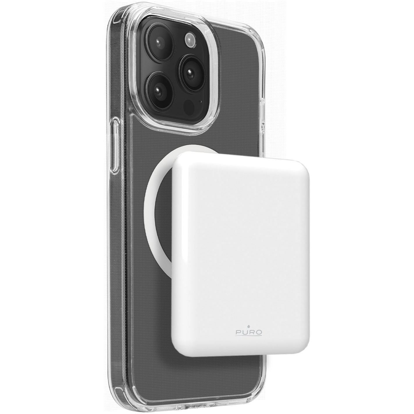 Puro Power Mag 5000mAh MagSafe Powerbank USB-C Fehér (8018417466823)