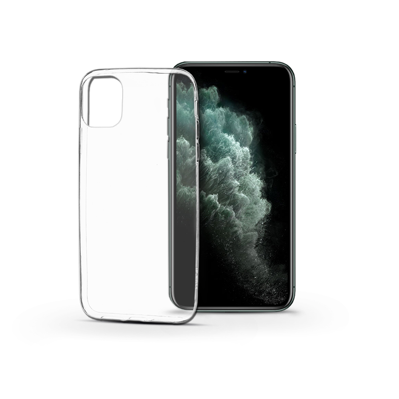 Haffner Soft Clear Apple iPhone 11 Pro Max Szilikon Hátlap - Átlátszó (PT-5215)