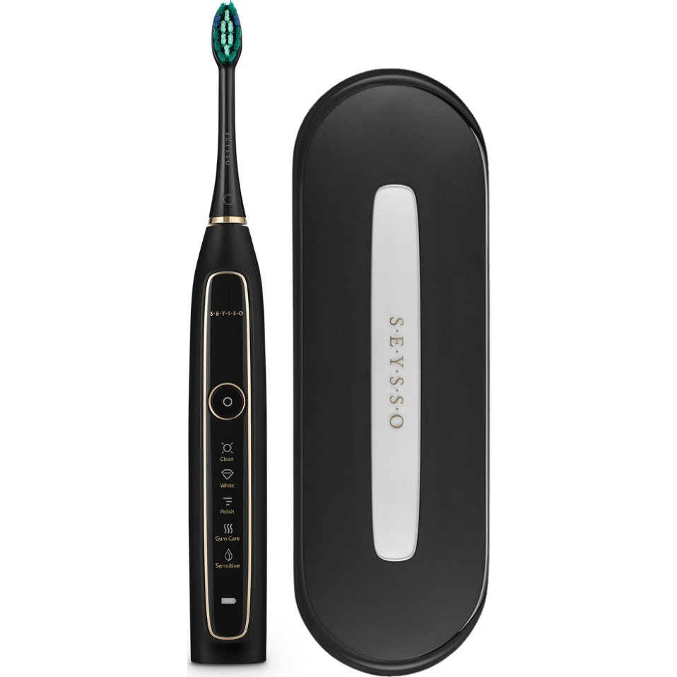 Seysso Gold Black Special Collection Szónikus Elektromos Fogkefe SGBT10 (SGBT10 Gold Black)