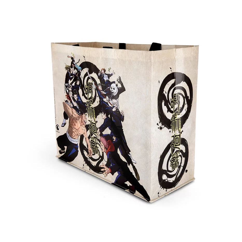 Konix JUJUTSU SHOPPING BAG BEIGE Bézs Vászontáska (KX-JUJU-CABA-BE)