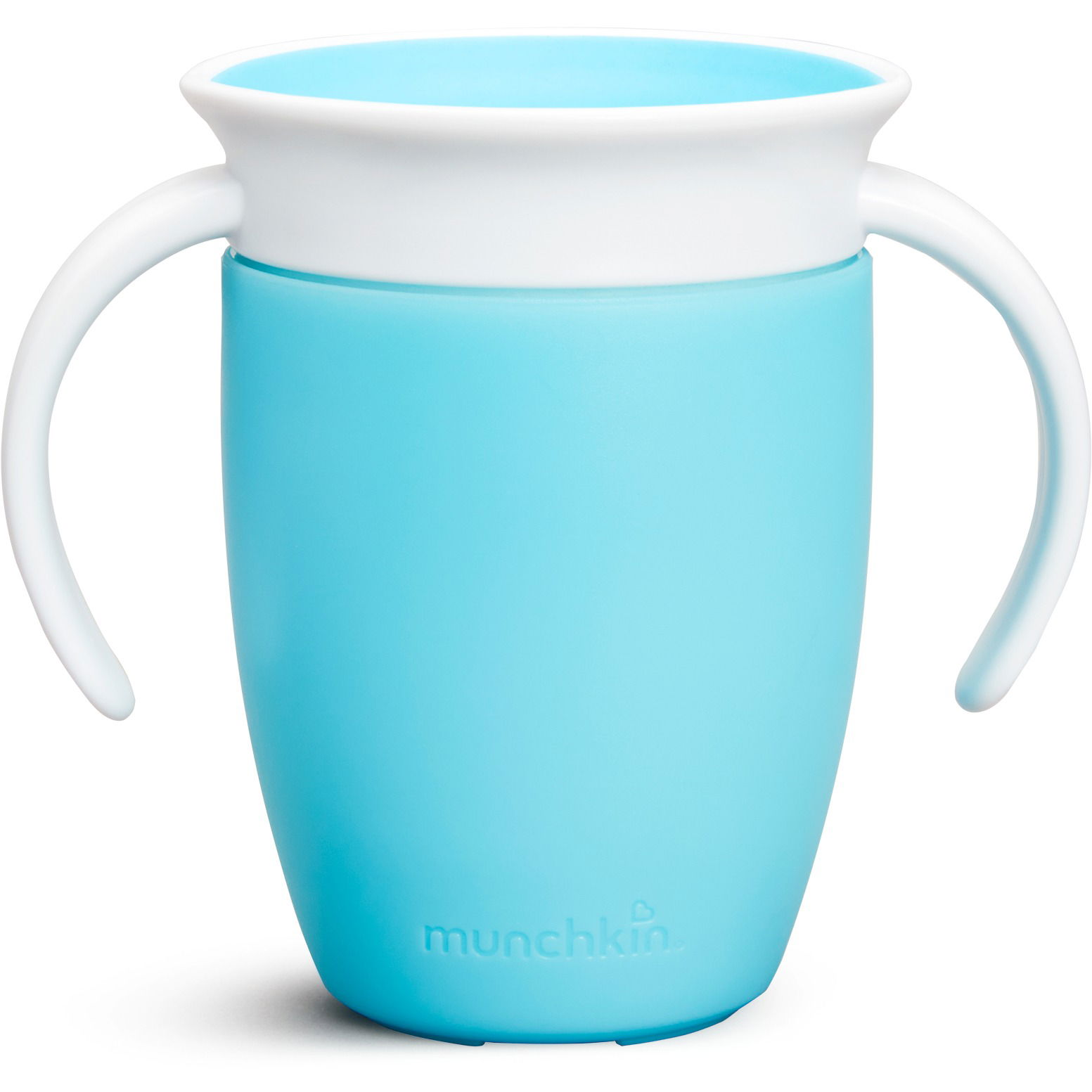 Munchkin Junior 360° Cseppmentes Itatópohár Fogantyúval - Kék (5019090122719)