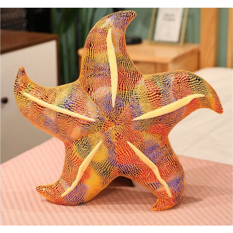 Mascot Plüss Tengericsillag Párna - 45 cm, Sárga (16804)