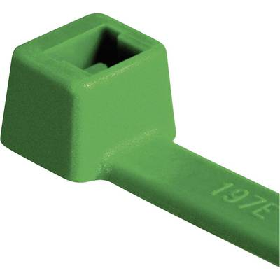 Kábelkötegelő készlet, 100 x 2,5 mm, zöld, 100 db, HellermannTyton 116-01815 T18R-PA66-GN-C1 (116-01815)