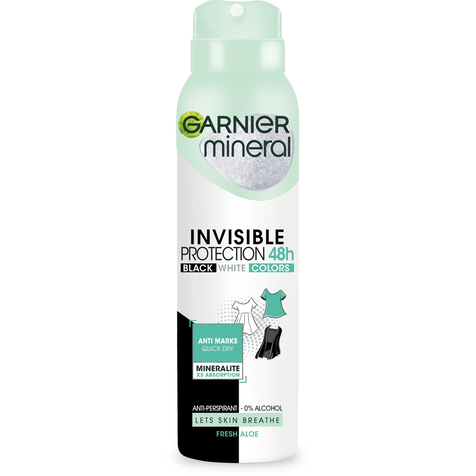 GARNIER Mineral Invisible Fresh 48H Spray Antiperspirant 150 ml (3600541402270)