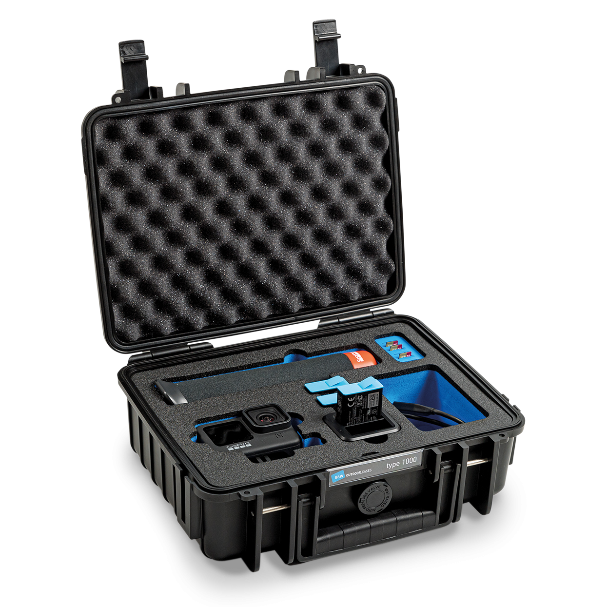 B&W Type 1000 GoPro 9/10/11 Akciókamera Bőrönd - Fekete (1000/B/GOPRO9)