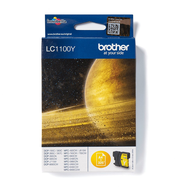 Brother LC1100Y cartucho de tinta 1 pieza(s) Original Amarillo