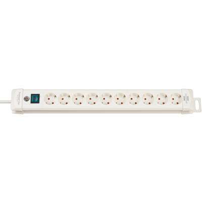 Napájacia lišta Brennenstuhl Premium-Line 10 zásuviek 3 m biela (1952200100)