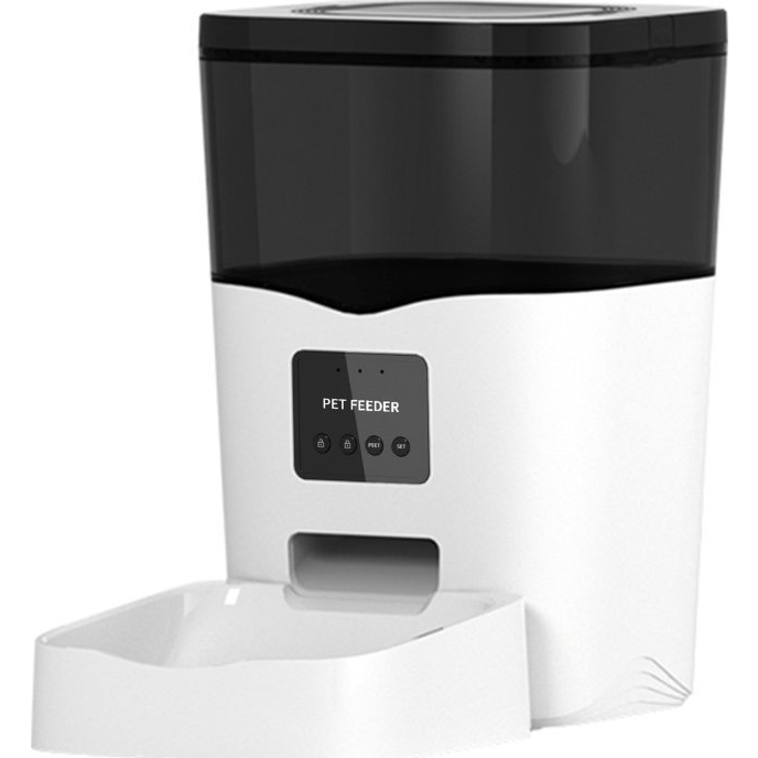 Sponge Pet Feeder 3L Okos ételadagoló - Fehér / Fekete ( )