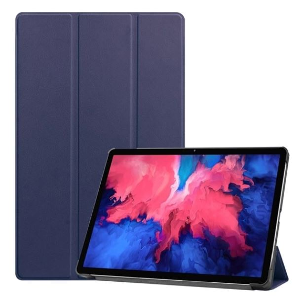 Gigapack Lenovo Tab P11 Plus bőr hatású tablet tok sötétkék (GP-102452) (GP-102452)
