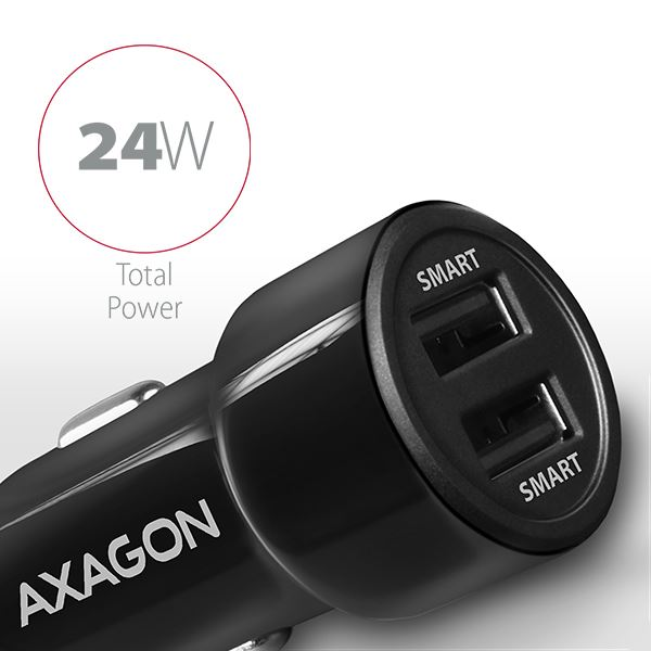 Axagon PWC-5V5 Ladegerät für Mobilgeräte Handy, Smartphone, Tablets, Universal Zigarettenanzünder Schnellladung Auto
