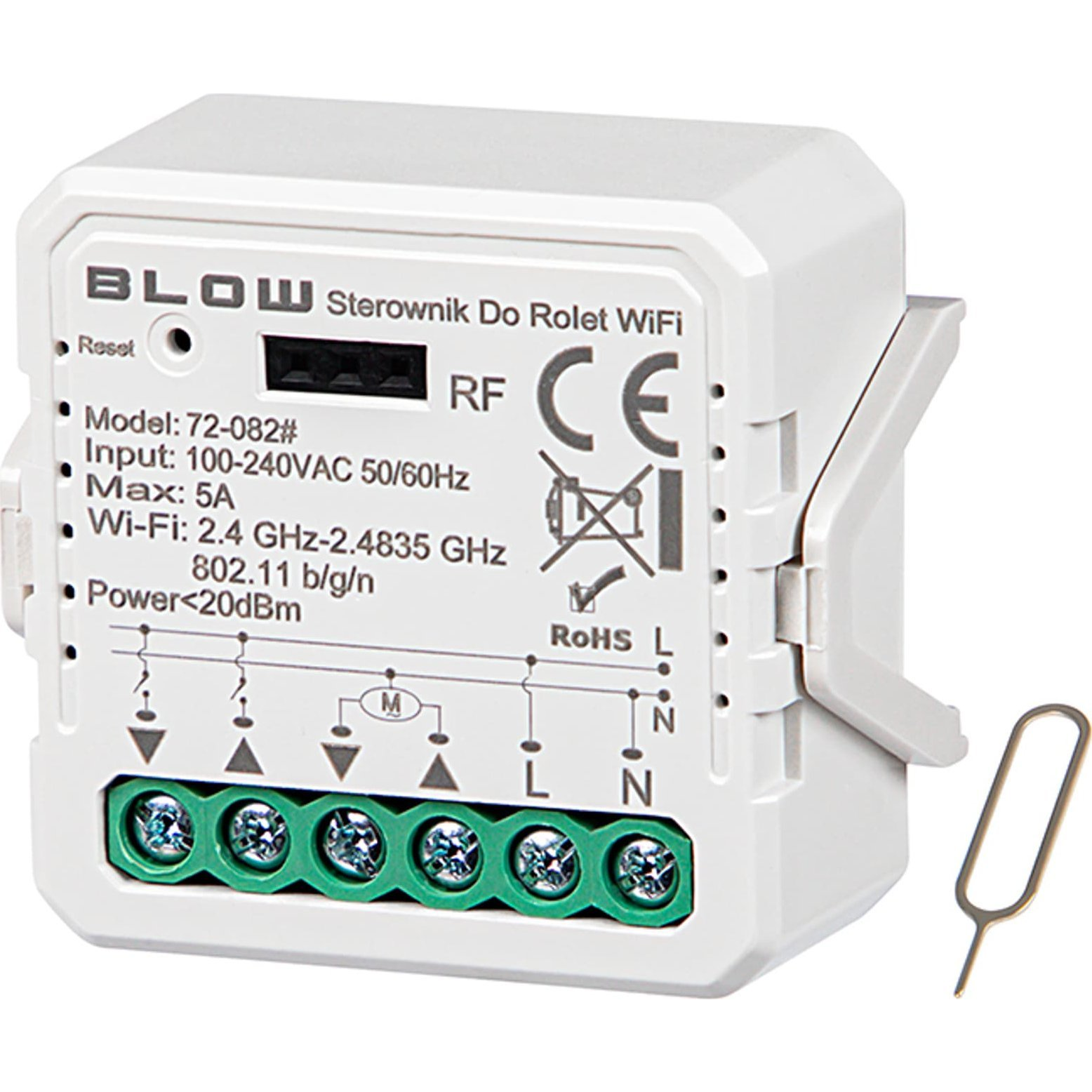 Blow Redőnyvezérlő - Intelligens, WiFi, Tuya