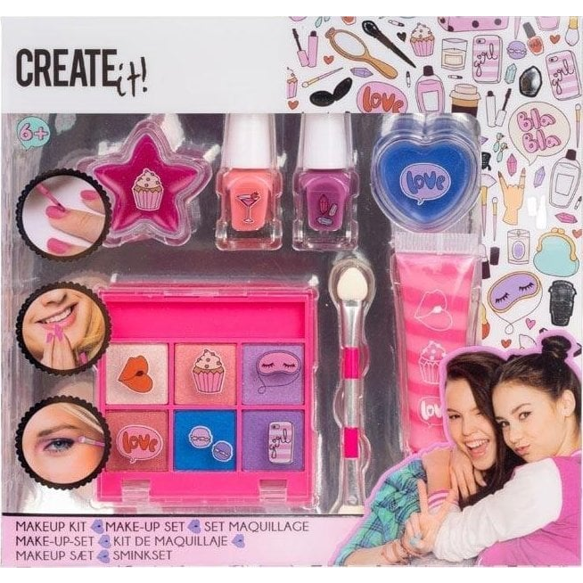 Create It! Make-Up Szett - Pink/Lila (8719668005358)