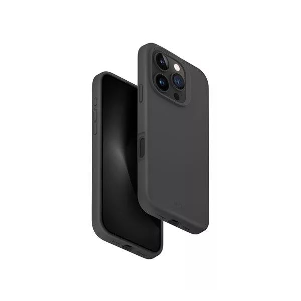 Uniq Lino Apple iPhone 16 Pro Magsafe szilikon tok szürke (UNIQ-IP6.3P(2024)-LINOHMGRY) (UNIQ-IP6.3P(2024)-LINOHMGRY)