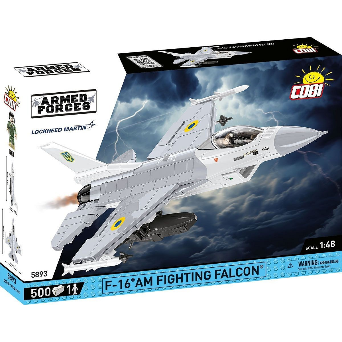 Cobi F-16C Fighting Falcon 500 darabos építő készlet (COBI-5893)