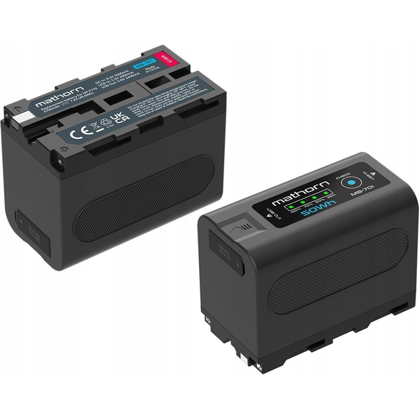 Akumulator Astar Bateria Mathorn MB-701 6700mAh 50Wh USB-C LED for NP-F770