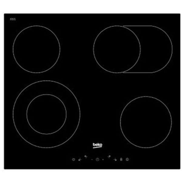 Beko HIC64403T Zwart Ingebouwd Keramisch 4 zone(s)