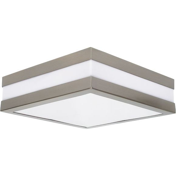 LED lámpatest , mennyezeti , 2 x E27 , négyzet , IP44 , JURBA (8981)