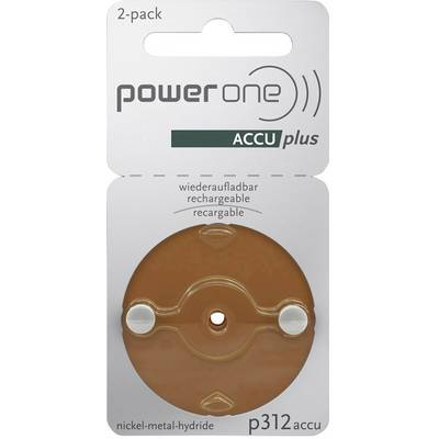 Powerone P312 Hallókészülék akku ZA 312 NiMH 23 mAh 1.2 V 2 db (1657800)
