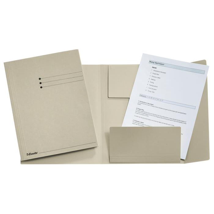 Esselte A4 Pólyás dosszié - Szürke (1033307)